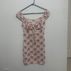 White and Pink Dress